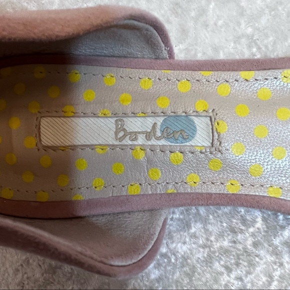 Boden  Patent Leather &Suede D’Orsay Pointed Flats Size 41.5EU/10US - Picture 5 of 8